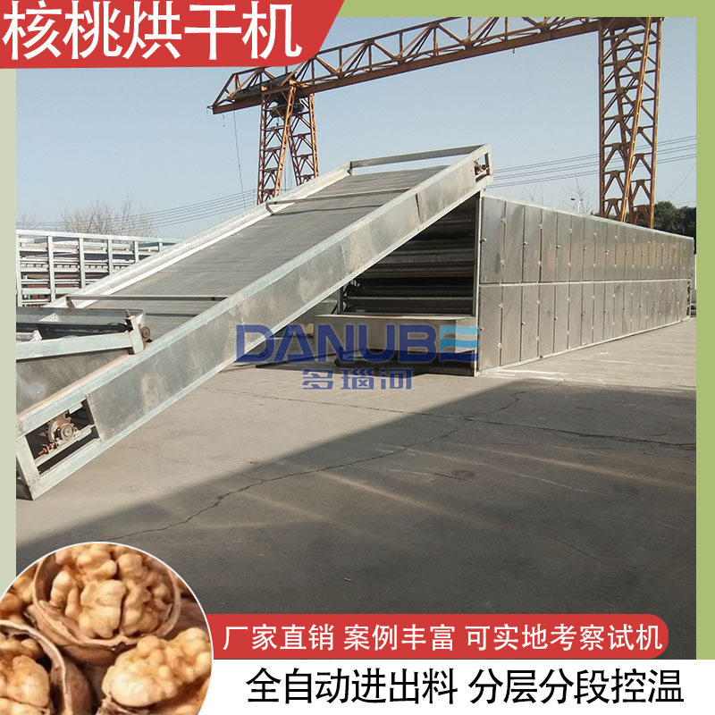 核桃烘干机 全自动带皮核桃青皮核桃去皮干燥生产线 核桃烘干设备