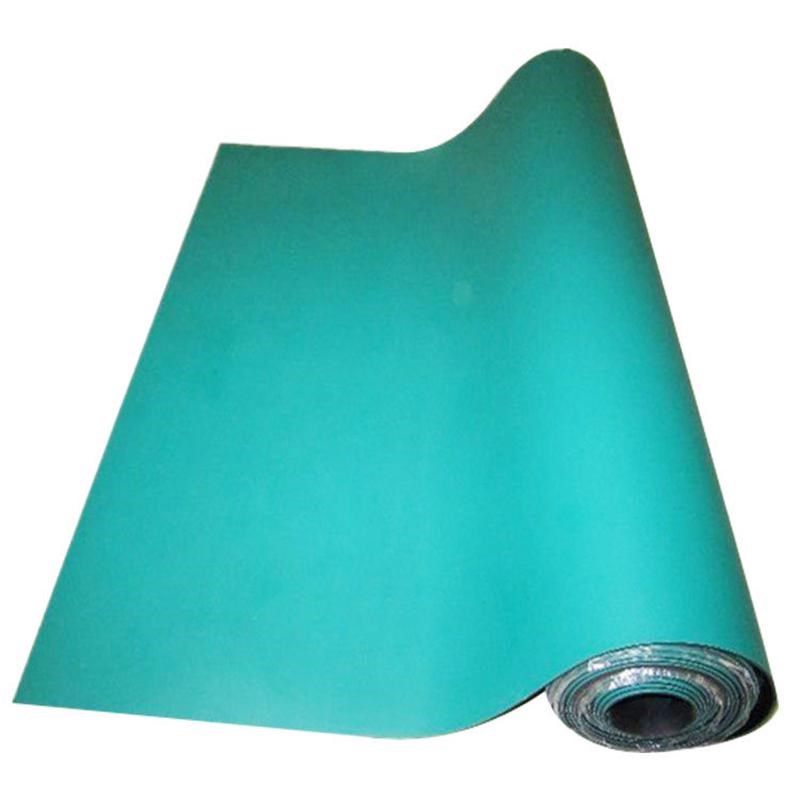 亚光工作台绿色防静电台垫高压绝缘工业配电室防静电胶板