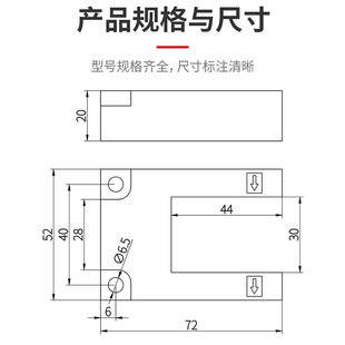 槽型光电开关感应器24V三线二线交流直流常开常闭E3S GS30E4
