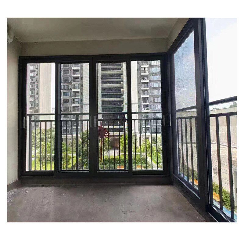 供应铝合金推拉门铝合金封阳台玻璃重型推拉门钢化玻璃