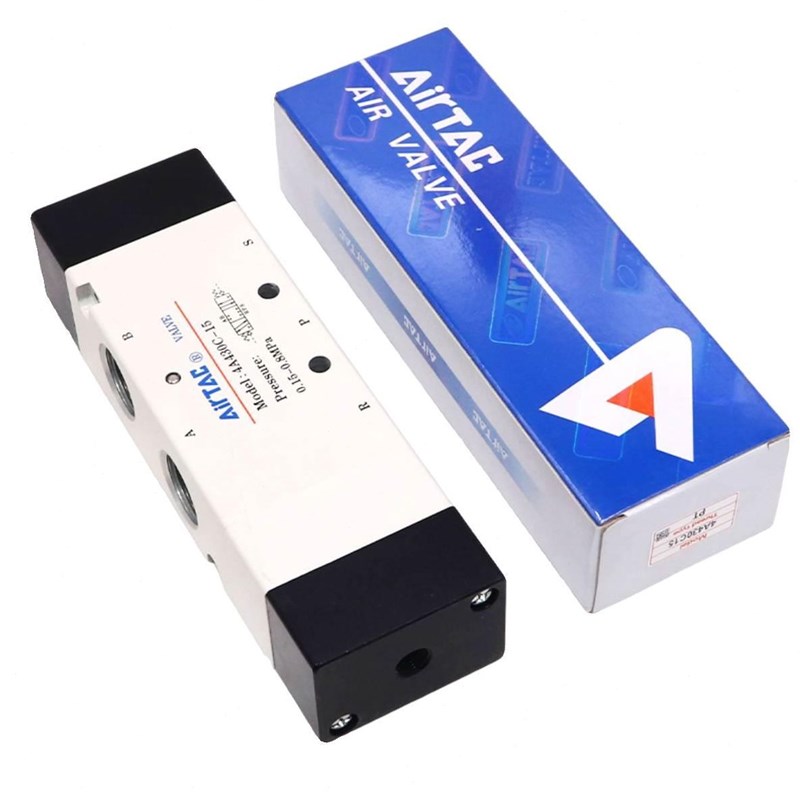 亚德客气控4A230C-08中封停4A130C/4A330C/4A430C双气控3位5通