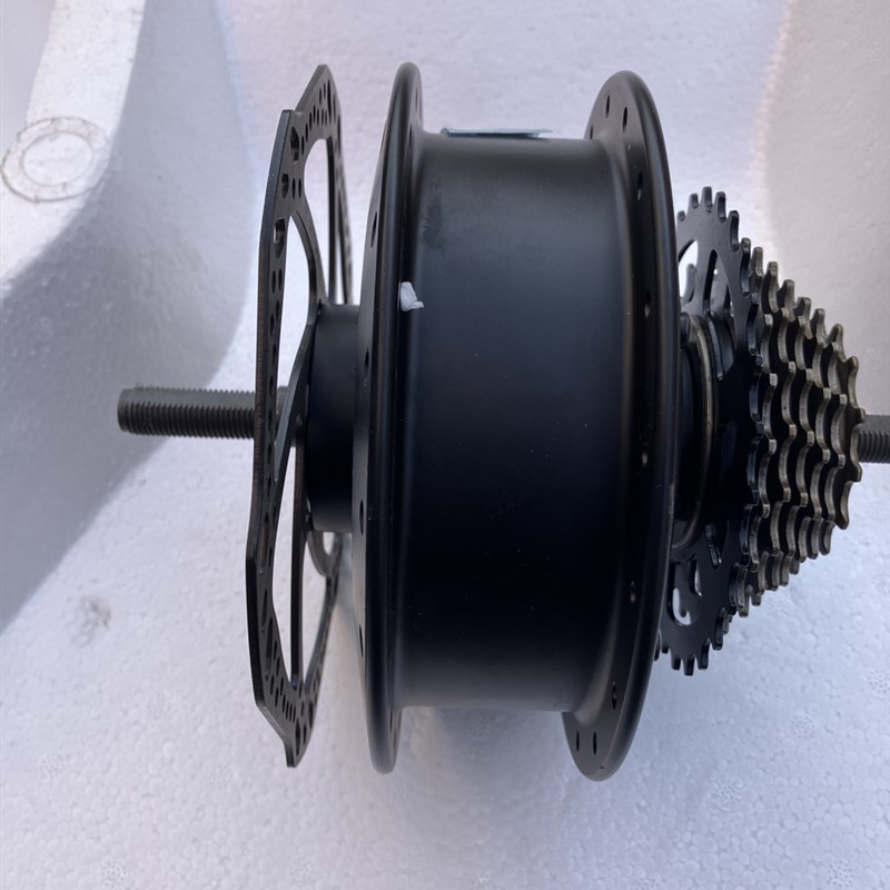 himo后驱碟刹变速齿轮款电机 36v25K0w喜摩锂电车电机马达九针