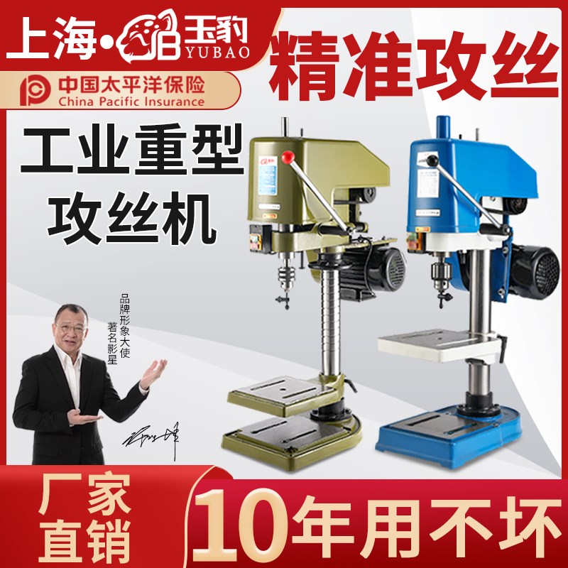 攻丝机大功率重型工业台式攻牙机丝攻机小型全自动SWJ-12套丝螺纹