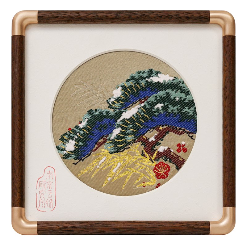 南京云锦研究所博物馆中国非遗工艺品摆件高档礼盒装饰礼品礼物