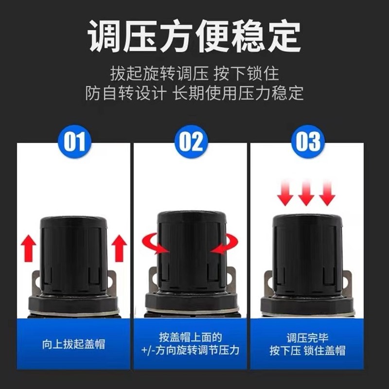 气源气动处理AW+AL二联件油水分离器AC2010-02/AC3010/4010/5010