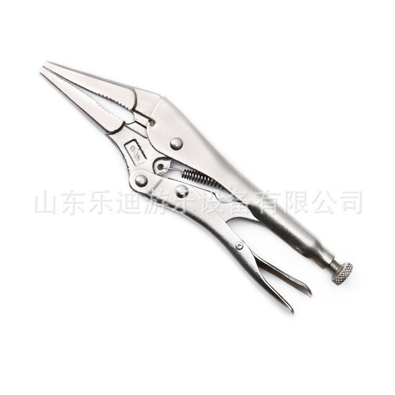 大力钳多功能快速10寸工业级大力夹尖嘴圆口平口炼条钳子