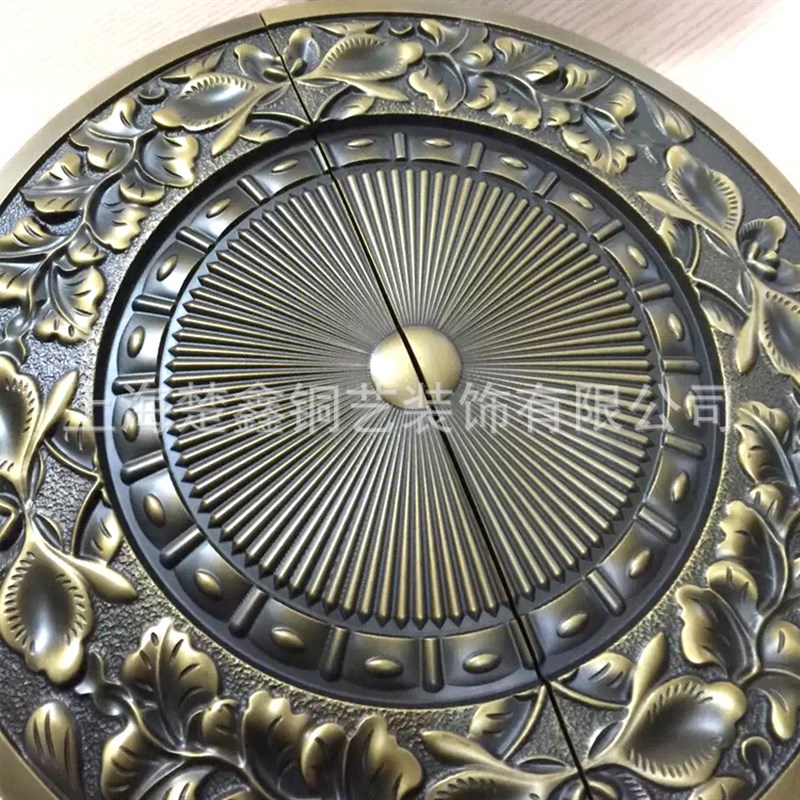中式烙印模黄铜大门拉手仿古铜门把手雕刻客房酒店门黄.铜雕刻冲
