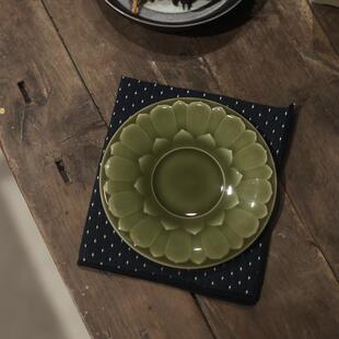 |宋青书院|《耀州窑》青瓷壶承 盖碗小底托 底座 小盘子 托盘