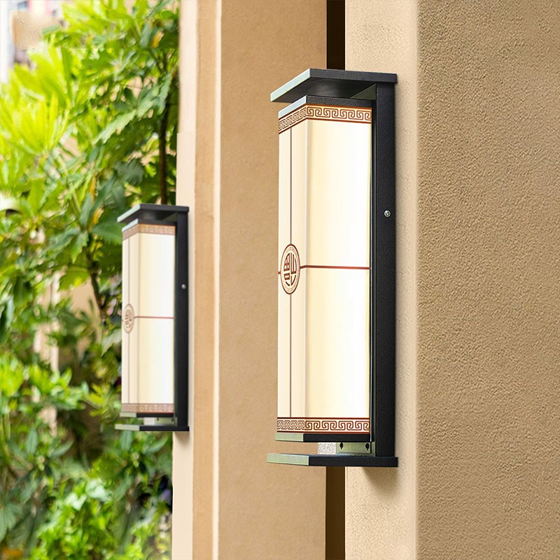 户外壁灯防水别墅庭院p灯太阳能室外壁灯大门两侧外墙灯柱子灯接