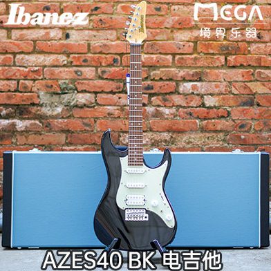 Ibanez 依班娜 AZES AZES40 BK 电吉他 小双摇 印尼产 现代