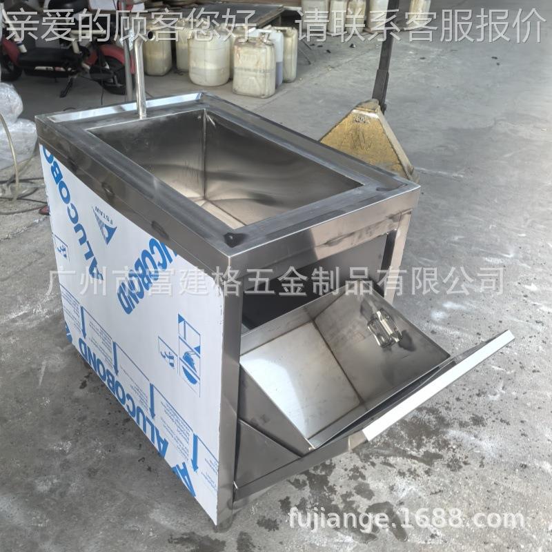 304水不锈钢厚池水槽单槽商用双池加XSC-02洗菜盆洗碗池程款工食
