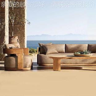 户811外休闲发别墅欧庭沙院园花酒店北样板房民宿露天铝合金家具