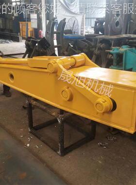 改延锰装钢焊接KLU臂 80挖掘机加长1.5米套套臂 河道清淤长臂