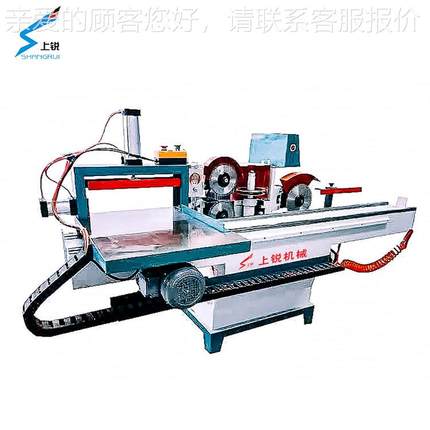 上碟锐自动数燕尾开MD2108D榫孔机铣槽钻机单轨气动半控自动五出