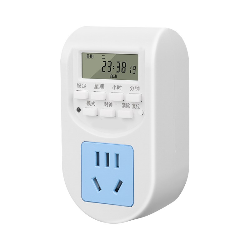 循环定时器开关控制器智能热水器自动断电计时控鱼缸定时插座充电