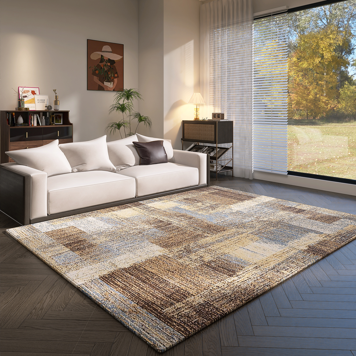 地毯客厅202g4新款轻奢高级免洗可擦欧式现代简约家用沙发地垫防