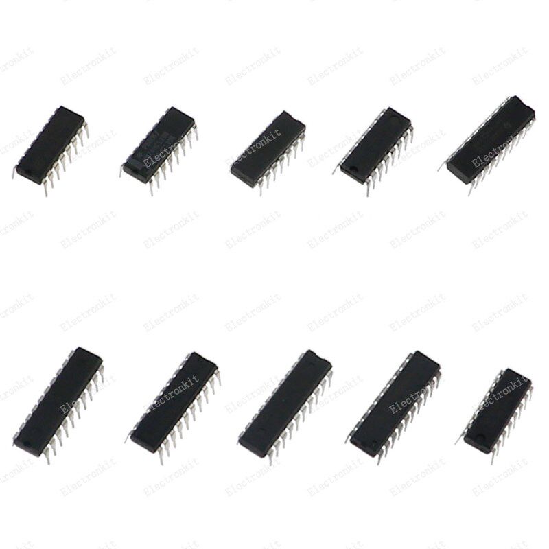 10种50个直插集成电路IC芯片74LS00 B02 07 08 20 47 74LS48盒装