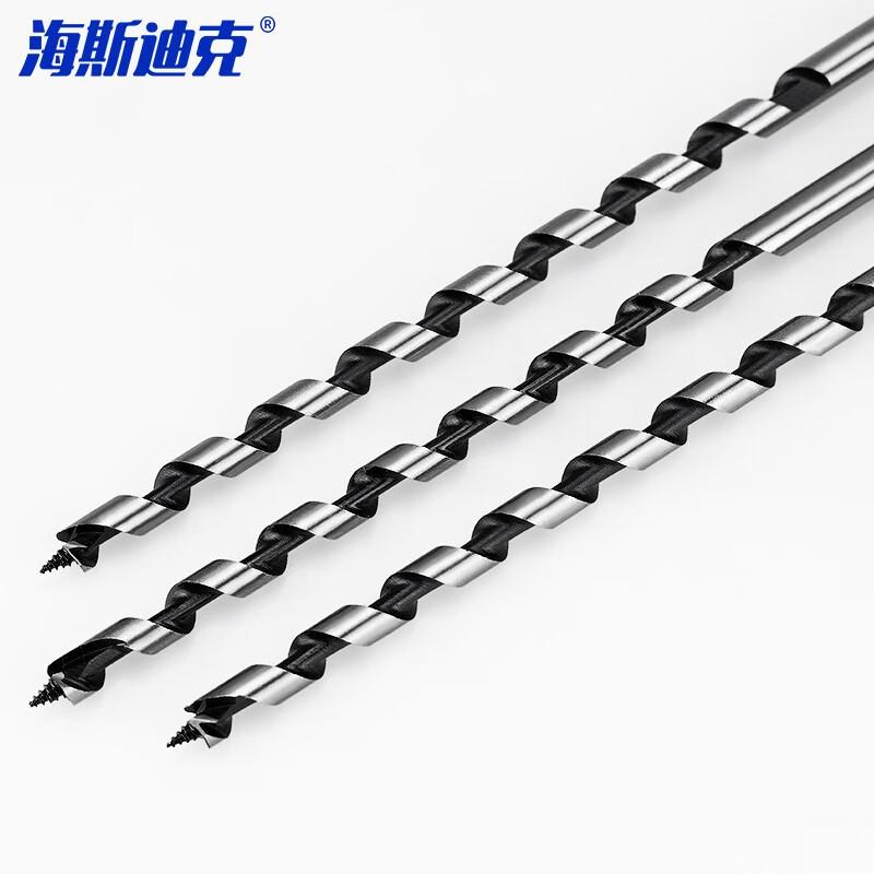 海斯迪克 加长木工支罗钻头 六角柄麻花钻头 12*23R0mm(2个起订)