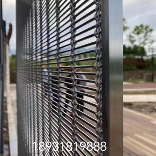 饰网金属幕墙网网帘编制C网金属垂帘酒店屏风吊顶隔断编 不锈钢装