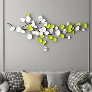 现代简约金属装饰品客厅墙面铁艺壁挂餐厅创意壁饰包厢立体挂件饰