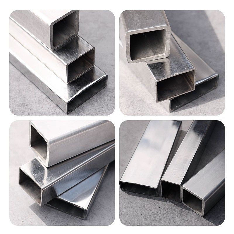304不锈钢方管扁管钢管钢材20/25/30/40/50加厚装饰管方钢管加工