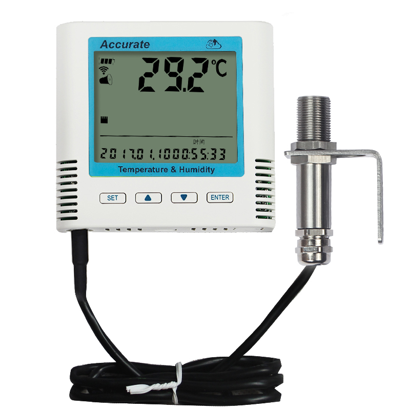 红外温度记录仪远程在线实时监控报警测温仪工业传感器高温探头