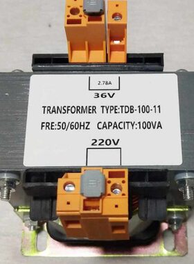 电梯变压器 TDB-100-11 220V变36V 2.78A 专业定制各种电梯变压器