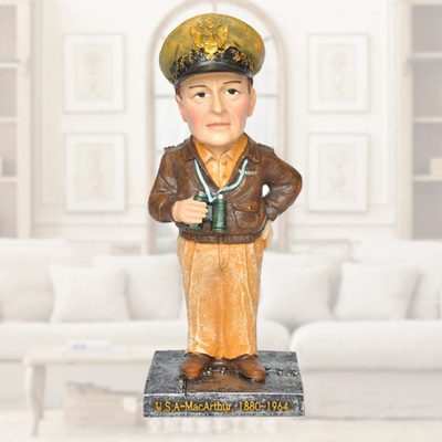 工艺品摆件 树脂工艺品 世界名人 美国  麦克阿瑟将军 创意摆件