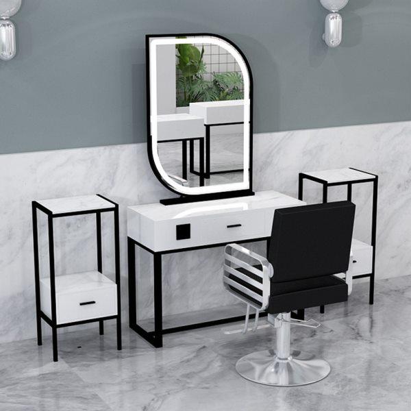 理发店镜台简约轻奢发廊带灯美发镜子烫染镜台一体柜影楼化妆镜台,商业/办公家具,理发镜台,淘宝优惠券,粉丝福利购,淘宝优惠卷