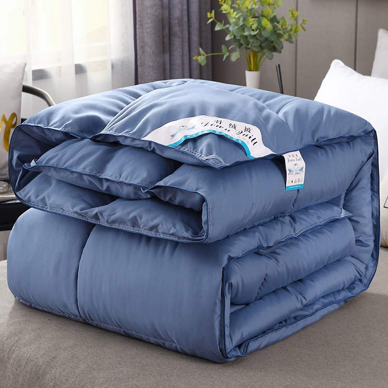 羽绒被95%白鹅绒单人春秋冬被子单人鸭绒冬天棉被芯冬季加厚保暖