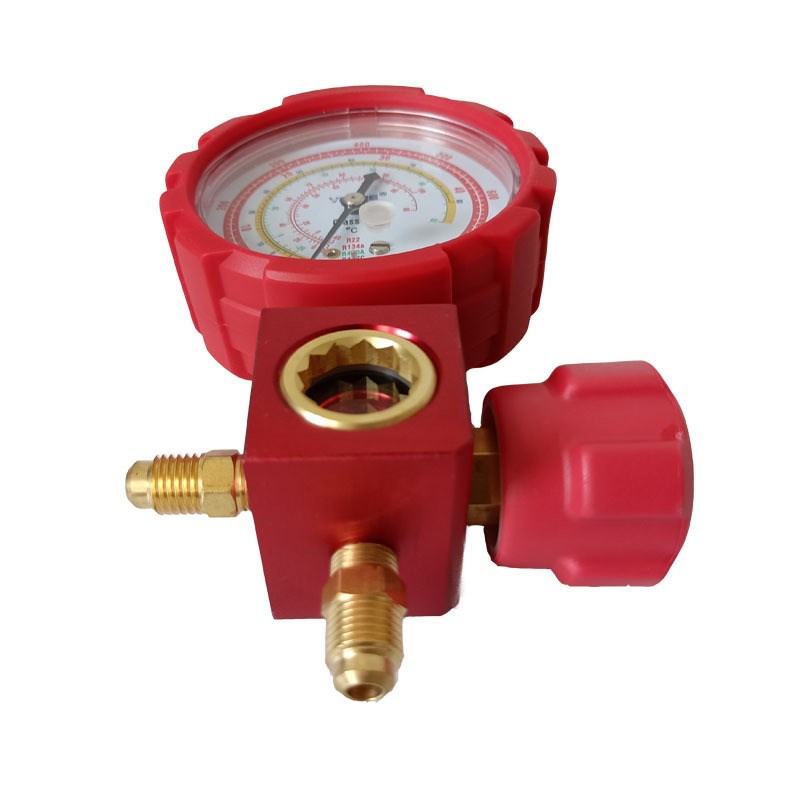 飞越410/22加氟表VMG-1-S-H冷媒雪种压力表 空调加氟充氟单表