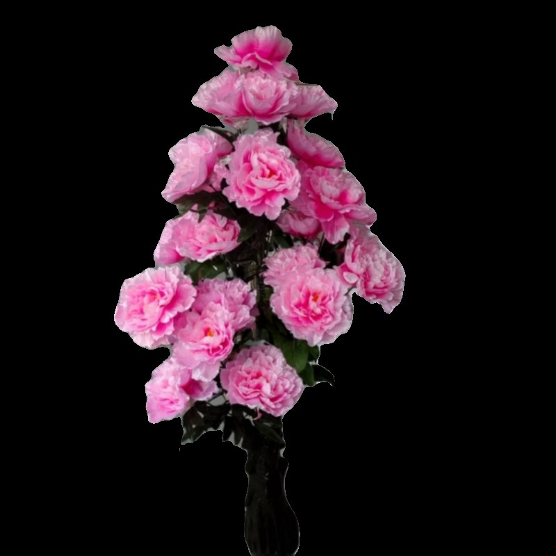 假树牡丹花仿真植物盆栽室内客厅落地花卉假花摆件装饰假花盆景