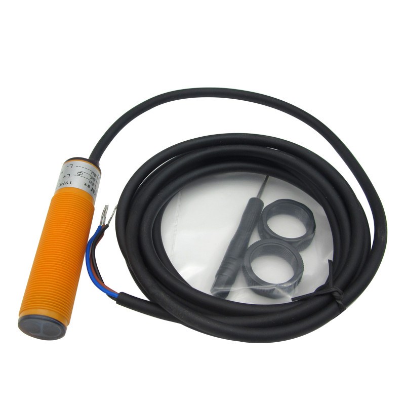 M18抗干扰光电开关玻璃瓷砖喷码机抗干扰传感器PM18D30NA三线NPN