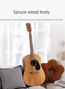 SAMICK三益民谣木吉他SD-90S面单D型初学者男女生通用