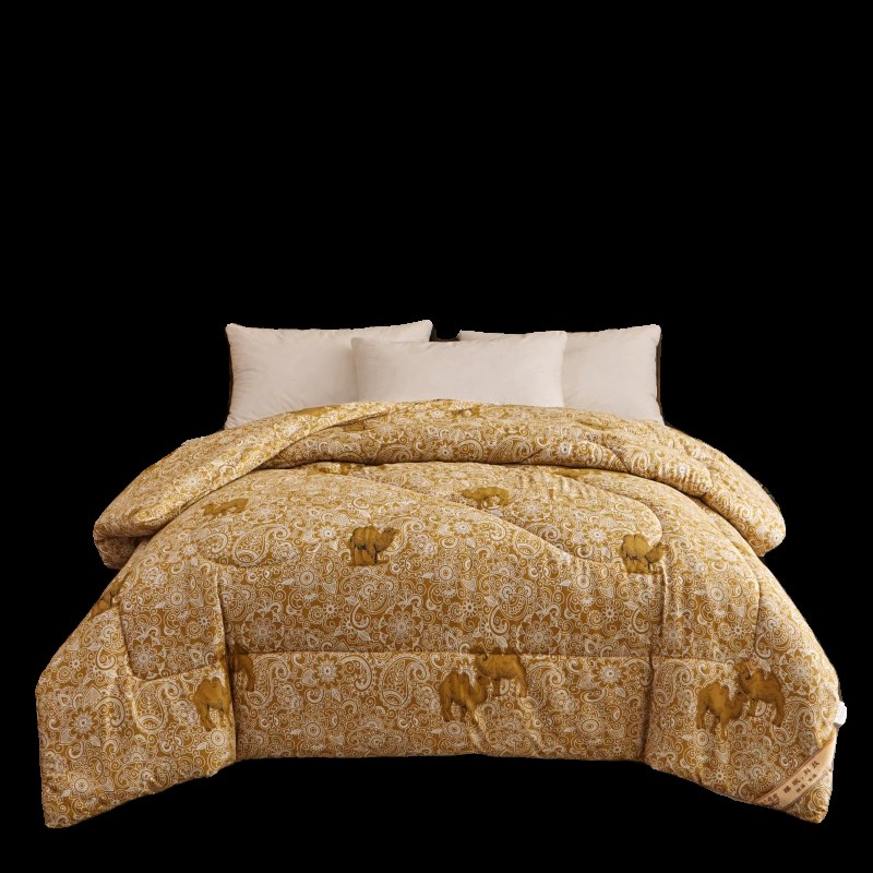 加厚驼毛被保暖冬被冬季被子春秋被芯空调被单双人学生宿舍被