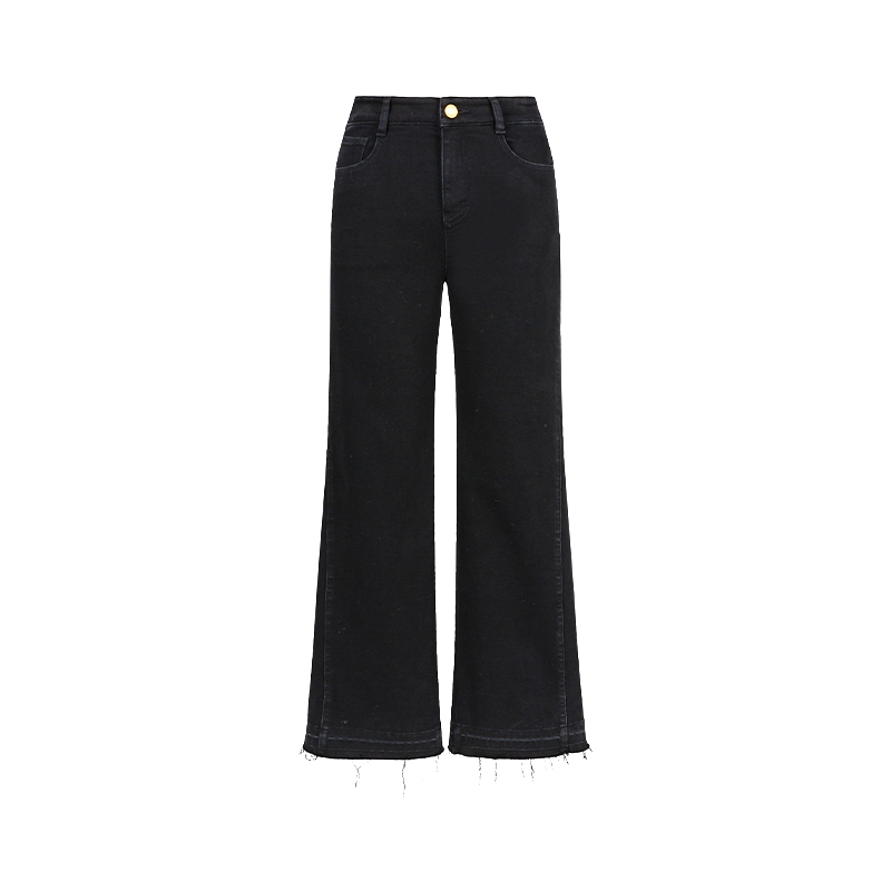 【时菲菲】商场同款冬季新品简约直筒牛仔裤N1310A44689