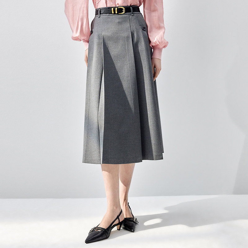 【时菲菲】商场同款春秋新品进口TR百搭半身裙N167B43102,女装/女士精品,半身裙,淘宝优惠券,粉丝福利购,淘宝优惠卷