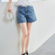 时菲菲 高腰显瘦牛仔短裤 商场同款 新品 N254A42577 夏季