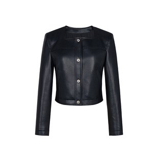 酷飒百搭短款 春秋时尚 商场同款 皮衣N011A41122 时菲菲