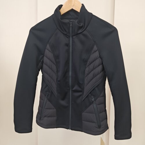 【时菲菲】商场同款春秋立领显瘦拼接鹅绒服N209A53356B