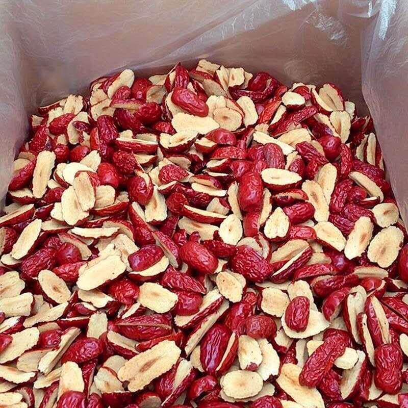 D正品红枣干片去皮去核无核新疆枣干片若羌特产级家商用泡茶专用