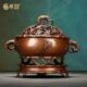 饰品摆件 香炉仿古香薰炉家用盘香线香塔香道用品装 紫铜 松月侣
