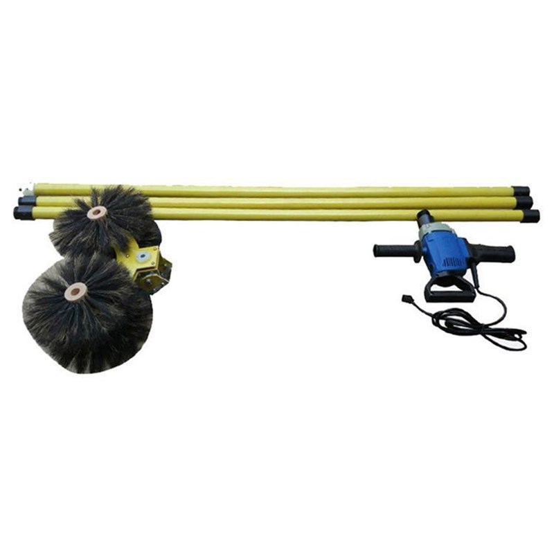 带电作业瓷瓶刷110kv电动绝缘清洁器绝缘子除尘毛刷避雷器清扫刷
