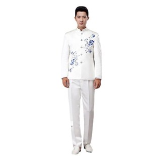 成人合唱服中山装演出服儿童表演服立领民族风Z合唱团包邮