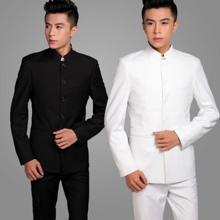 学生民国b装中山装演出服成人合唱服男女合唱团服装厂家包邮