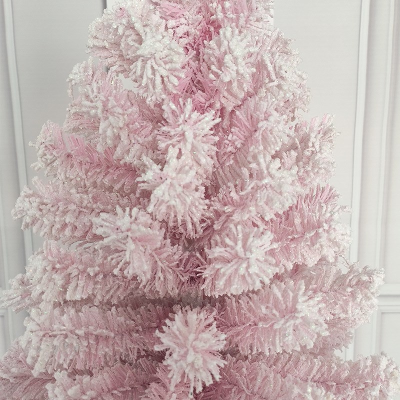 新款粉色圣诞树加密礼品网红圣诞节家用摆件N饰品圣诞装饰大型小