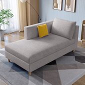 贵妃椅现代简约客厅布艺沙发小户型可拆洗躺椅卧室酒店美人贵妃榻