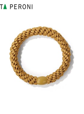 丹麦Evita Peroni/依慧达新款弹力皮筋发绳头饰扎头发黑色女发圈