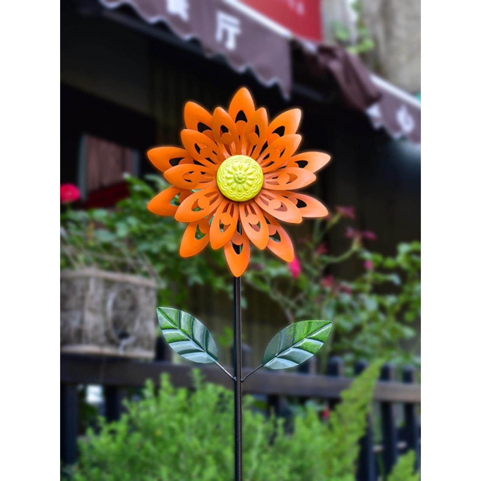 庭院园艺旋转风车造景布置插件户外花园铁艺网红民宿院子装饰摆件,家居饰品,户外/庭院摆件,淘宝优惠券,粉丝福利购,淘宝优惠卷