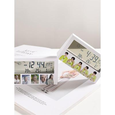 檀健次周边新款桌面学生小闹钟数字多功能个性简约可爱数字小时钟